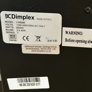 Dimplex Lymington mod T electric fire 2.6kw with flame display - Image 4