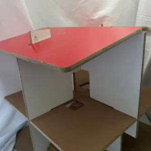 Pintoy Red and White Open-Sided Dolls House - Image 4