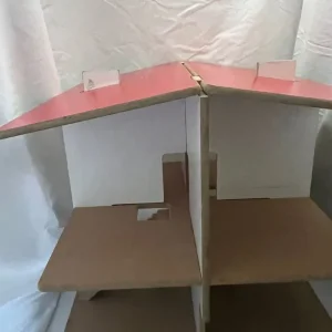 Pintoy Red and White Open-Sided Dolls House - Image 5