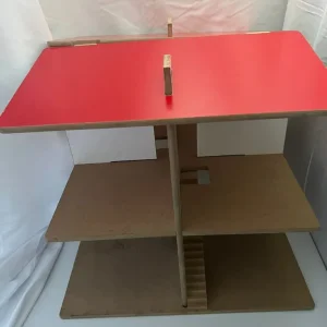 Pintoy Red and White Open-Sided Dolls House - Image 7