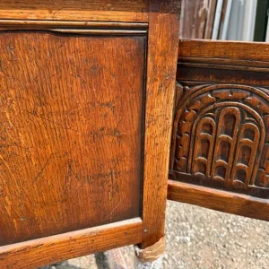Vintage carved wooden sideboard - Image 7