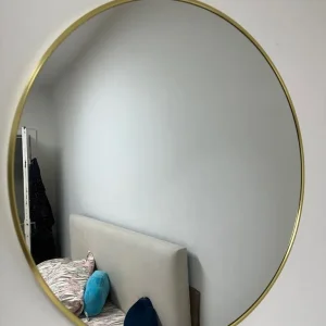 Golden Round Mirror Titanium - Image 2