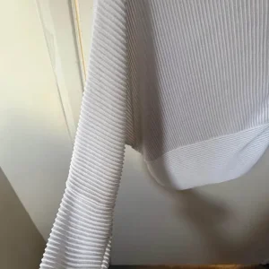 Reiss white asymmetric semi-sheer top size UK10/M - Image 3