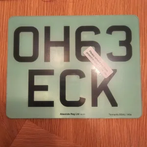 OH 63 ECK Private Number Plate