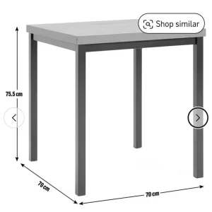 Habitat Zayn dining table - Image 5