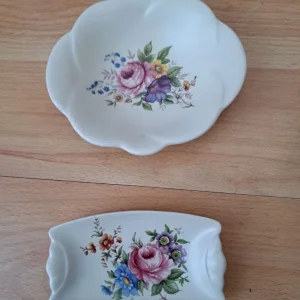 Vintage English Axe Vale Pottery Vases and Dishes - Image 2