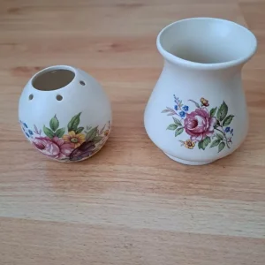 Vintage English Axe Vale Pottery Vases and Dishes - Image 5