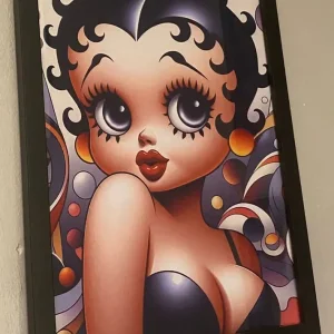 Betty Boop Pictures x 10 in A4 box frames - Image 8