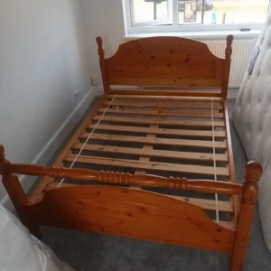 Double bed and mattress - Image 3