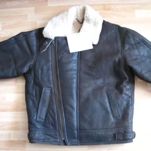 New Lakeland Blenheim Vintage Sheepskin Flying Jacket Size 40 - Image 2