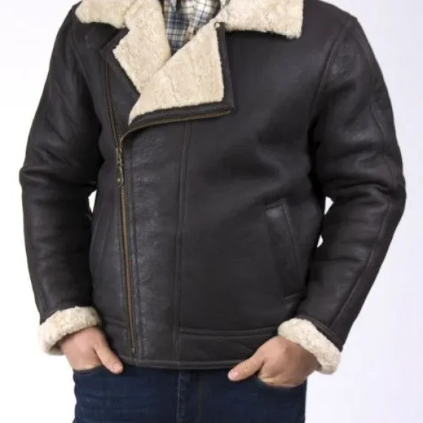 New Lakeland Blenheim Vintage Sheepskin Flying Jacket Size 40