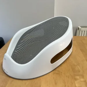 Angelcare babies grey & white soft touch bath support - Image 3