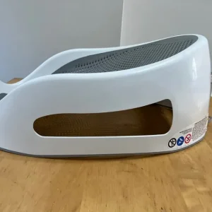 Angelcare babies grey & white soft touch bath support - Image 6