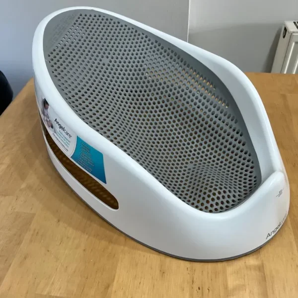 Angelcare babies grey & white soft touch bath support