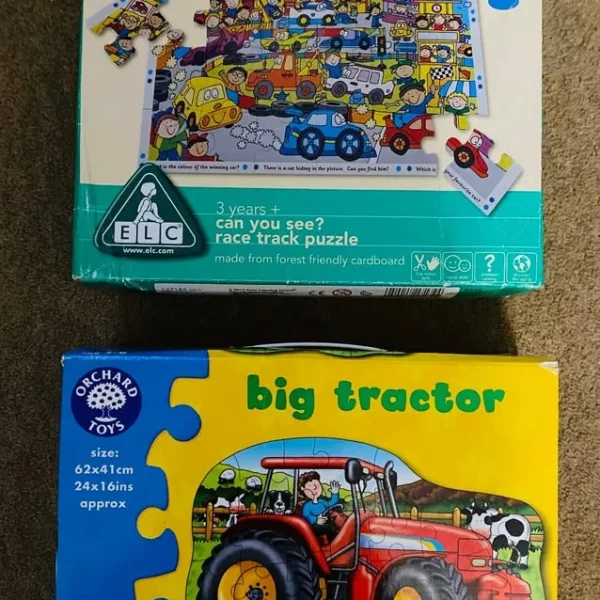 Big Tractor & Race Track Puzzle