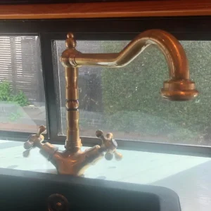 Traditional French Style Brass Mixer Tap