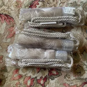 Dove Grey Glass Curtain Tie Backs Laura Ashley - Image 8