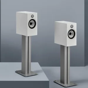 B&W Bowers & Wilkins 606 S3 Hifi Bookshelf Speakers With Floor Stands