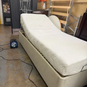 Beige Fabric Single Bed - Image 8