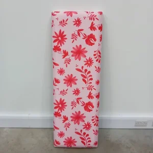 Headboard Bench with Pink and Red Flowers - Image 2