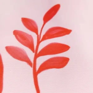 Headboard Bench with Pink and Red Flowers - Image 7
