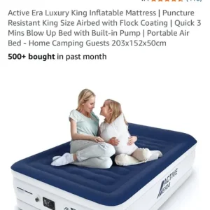Active Era Elevated King Size Air Bed - NEW - Image 3