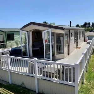 2010 Willerby Scenic 3-bedroom static caravan with hottub and wrap-around decking