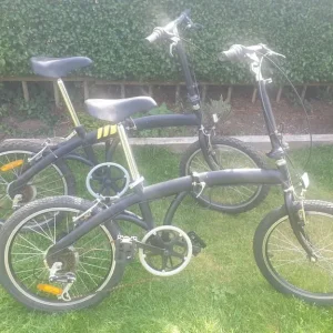 City bikes. Fold up.