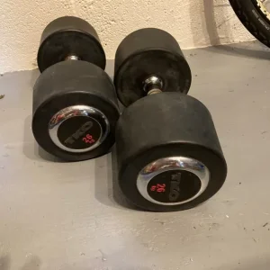 2 x 26kg dumbbells - Image 2