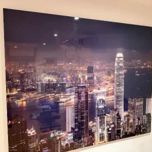 Hong Kong Skyline LUMAS Print – Signed H.G. Esch Limited Edition