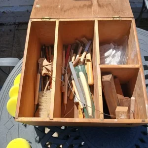 Fulham Pottery Tools Pre-1979 – Wooden Box Set - Image 3