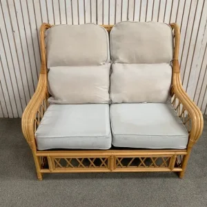 Three-piece conservatory suite with settee and two armchairs - Image 4