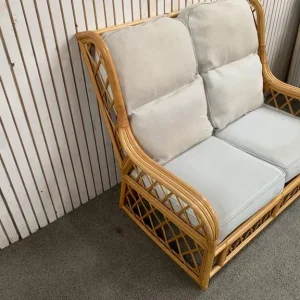 Three-piece conservatory suite with settee and two armchairs - Image 6