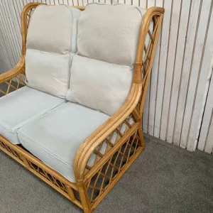 Three-piece conservatory suite with settee and two armchairs - Image 7