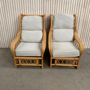 Three-piece conservatory suite with settee and two armchairs - Image 8