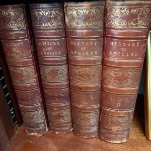 History of England 4-volume leather bound set