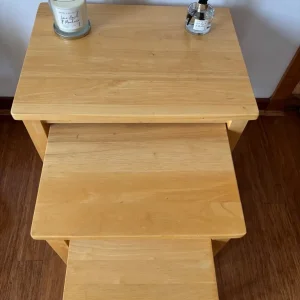 John Lewis nest of 3 tables - Image 2