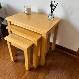 John Lewis nest of 3 tables - Image 3