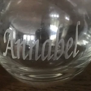 Glass Engraved Perfume Bottle - ‘Annabel’ - Image 4