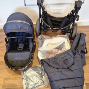 iCandy Peach 6 Bundle – Navy Twill Travel System - Image 3