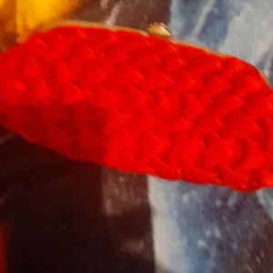 Red handbag