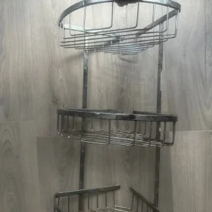 Bathroom corner shelf