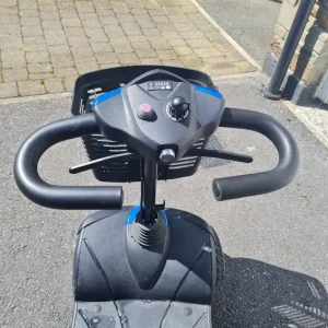 Mobility scooter with rear bag and charger - Image 2