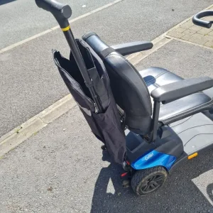 Mobility scooter with rear bag and charger - Image 3
