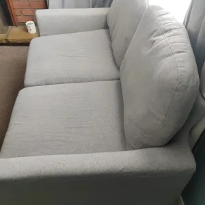 Grey 2 seater sofa - Image 2