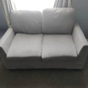 Grey 2 seater sofa - Image 3