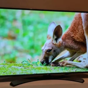 4K UHD LG 49 inch Smart TV with remote - Image 2