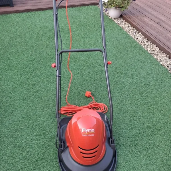 Flymo electric hover lawnmower