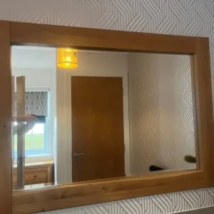 Mirror with brown outline - Image 2