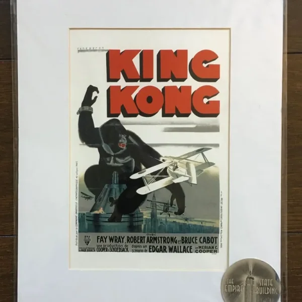 King Kong Empire State film poster